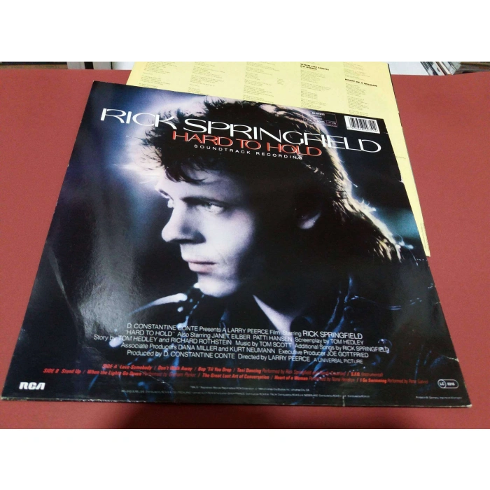 RICK SPRINGFIELD HARD TO HOLD FILM MUSIC