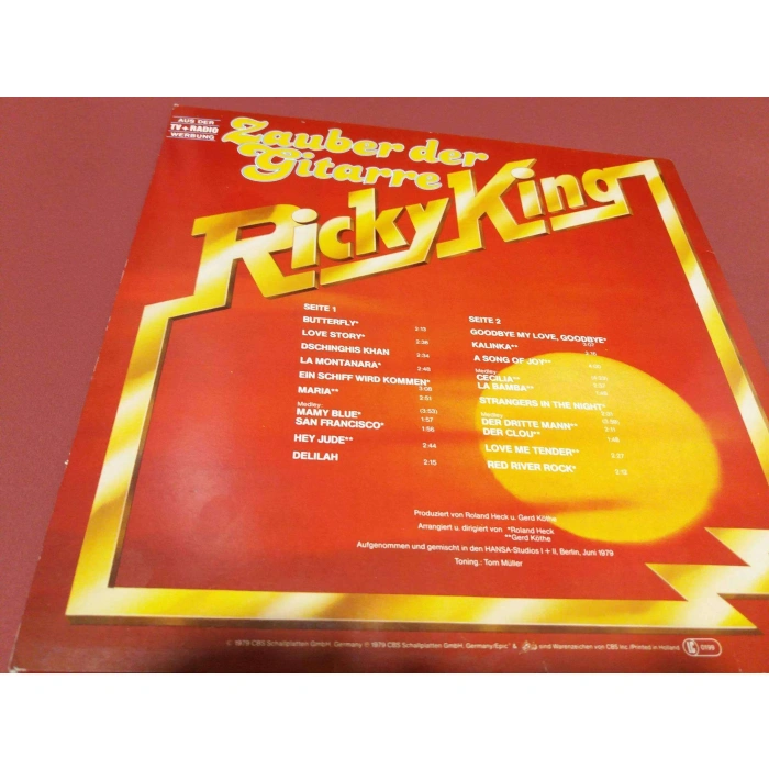 RICKY KING GITARRE GOLDEN