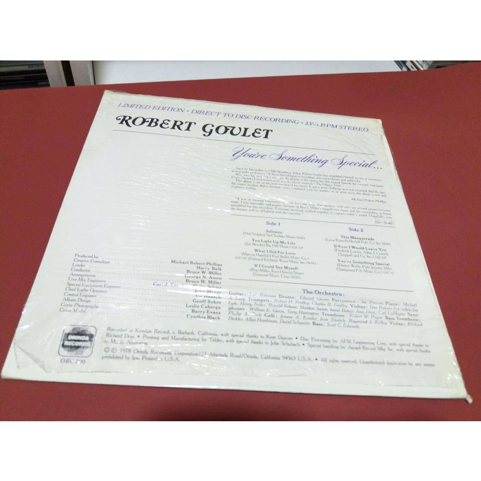 ROBERT GOULET SOMETHING SPECIAL  (SIFIR)