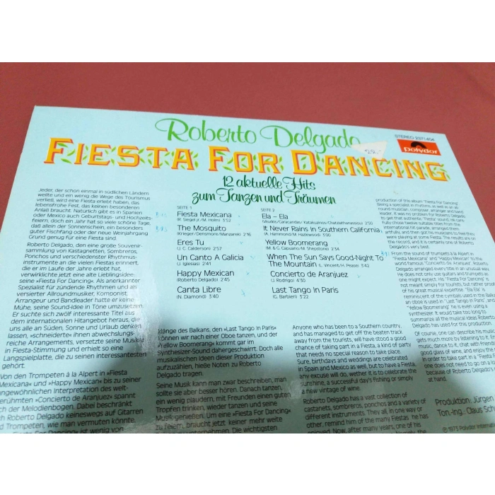 ROBERTO DELGADO FIESTA FOR DANCING