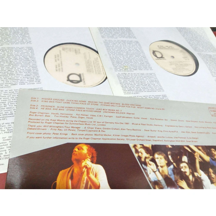 ROGER CHAPMAN AND SHORTLIST LIVE DEUTSCHLAND   2 LP