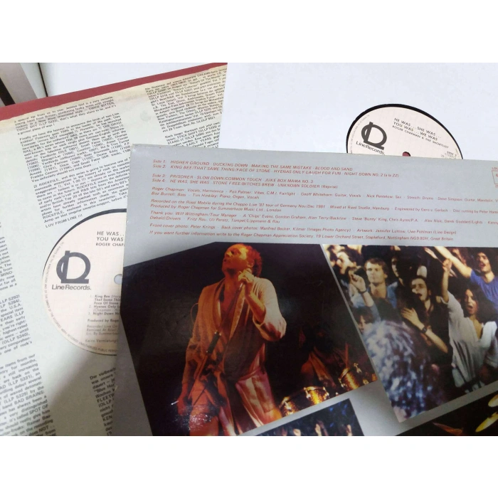 ROGER CHAPMAN HE WAS SHE WAS     2 LP