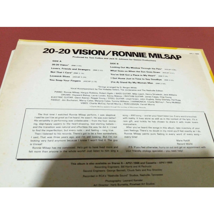 RONNIE MILSAP VISION