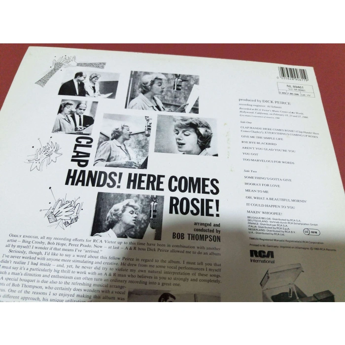 ROSEMARY CLOONEY CLAP HANDS HERE COMES ROSIE