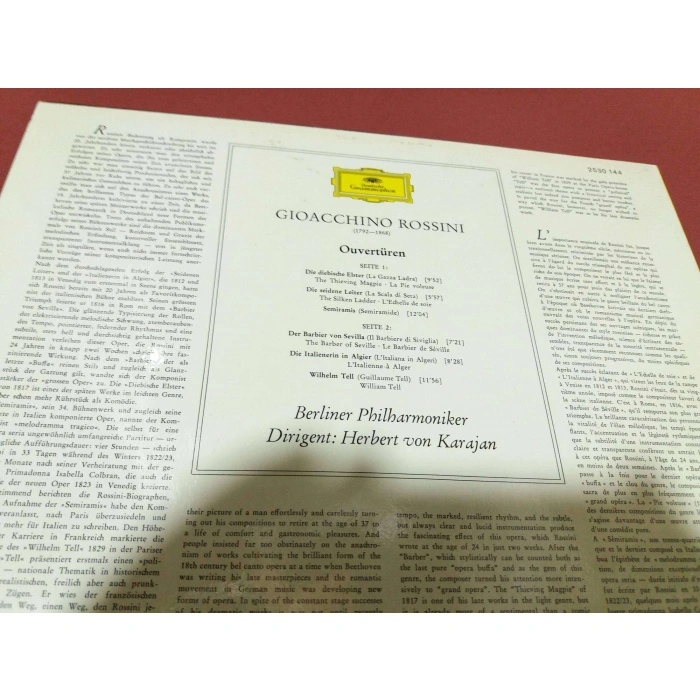 ROSSINI OVERTUREN KARAJAN
