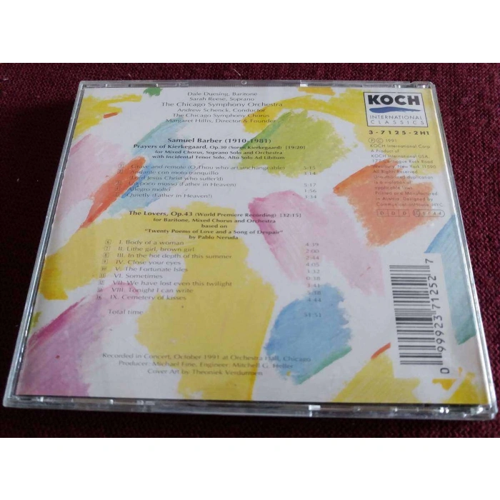 SAMUEL BARBER THE LOVERS