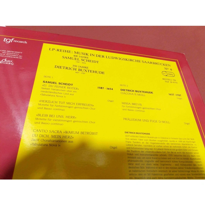 SAMUEL SCHEIDT DIETRICH BUXTEHUDE