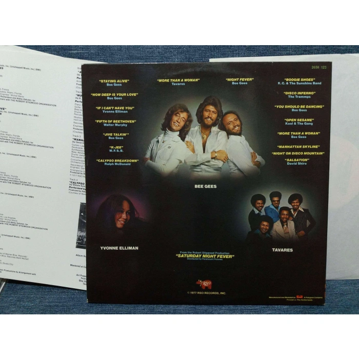 SATURDAY NIGHT FEVER FILM MUSIC 2 LP