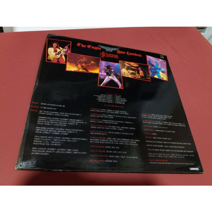 SAXON THE EAGLE HAS LANDED