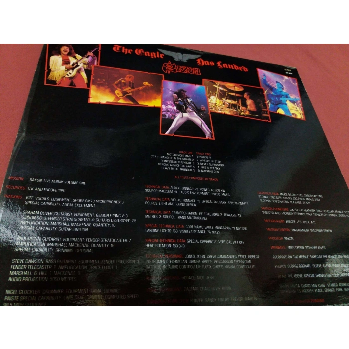 SAXON THE EAGLE HAS LANDED