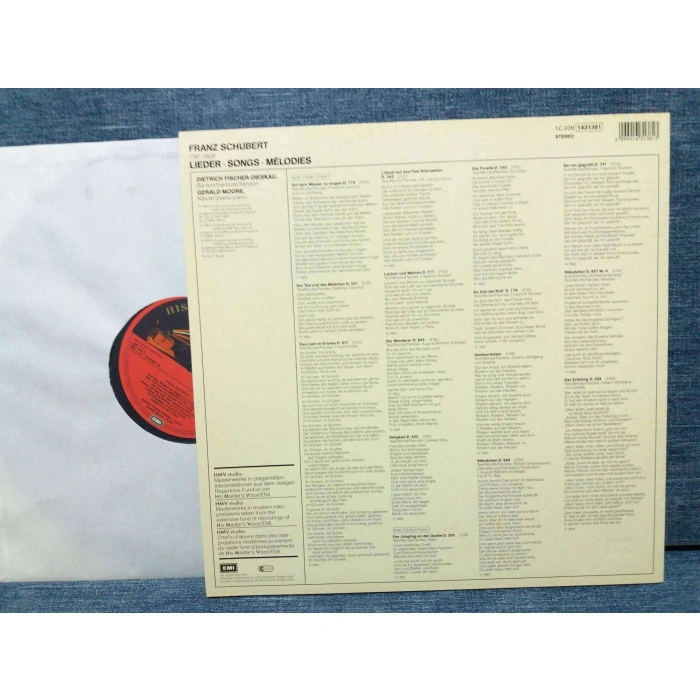SCHUBERT LIEDER AUSWAHL GERALD MORE