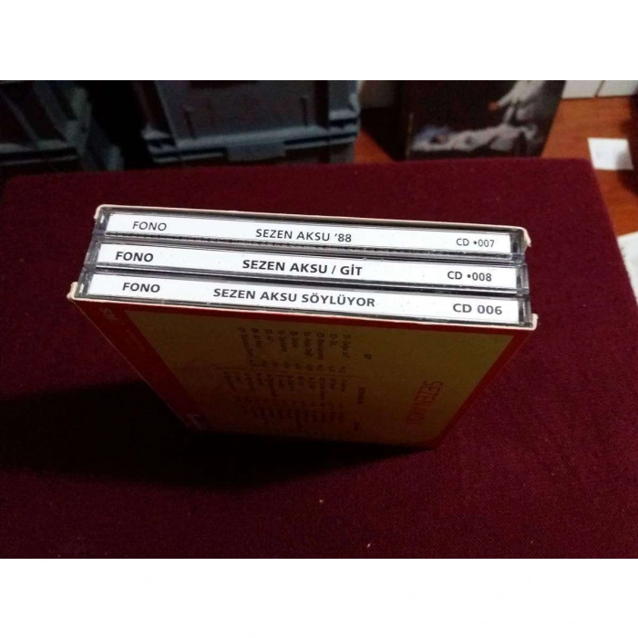 SEZEN AKSU GİT 88 SÖYLÜYOR 3 CD BOX SET