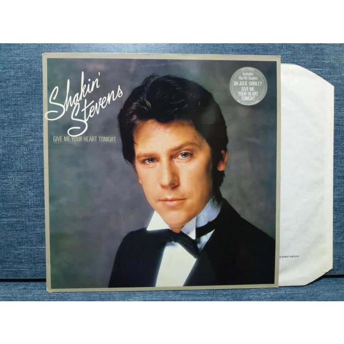 SHAKIN STEVENS GIVE ME YOUR HEART TONIGHT