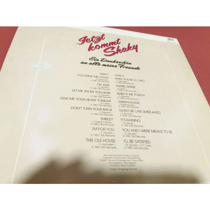 SHAKIN STEVENS JETZT KOMMT