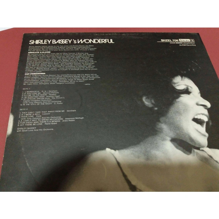 SHIRLEY BASSEY WONDERFUL