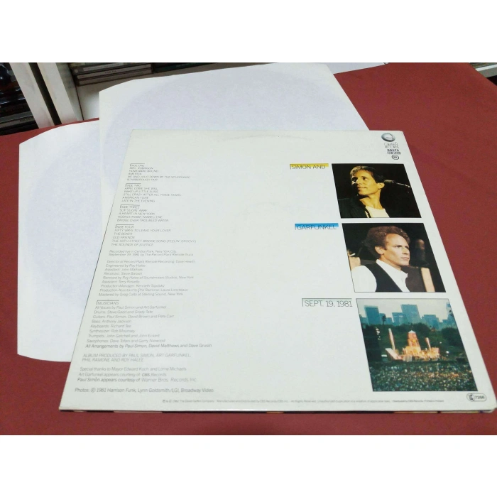 SIMON GARFUNKEL CENTRALPARK CONCERT   2 LP