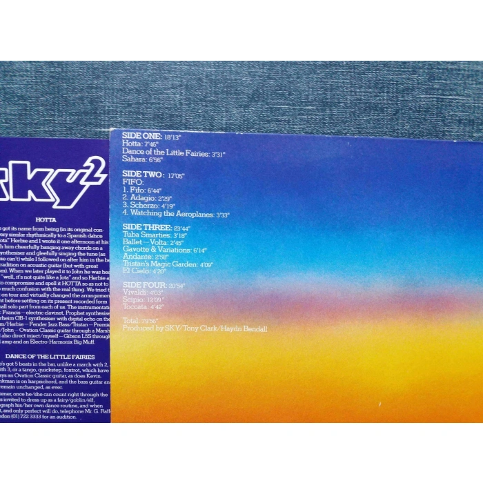 SKY 2  MUSIC ALBUM    2 LP