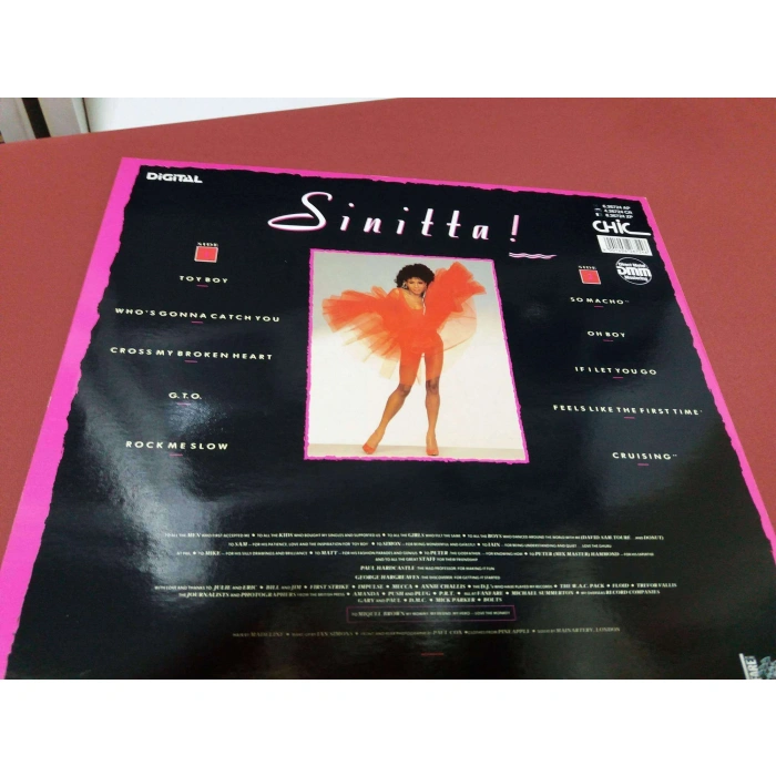 SINITTA TOY BOY MUSIC LP