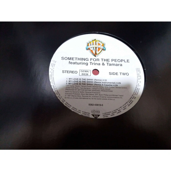 SOMETHING FOR THE PEOPLE TRINA TAMARA MAXI LP