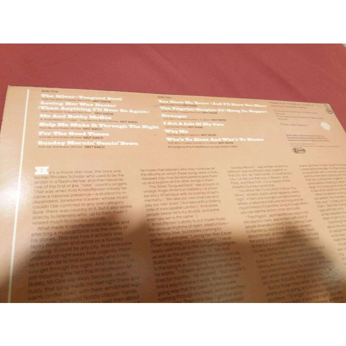 SONGS OF KRISTOFFERSON