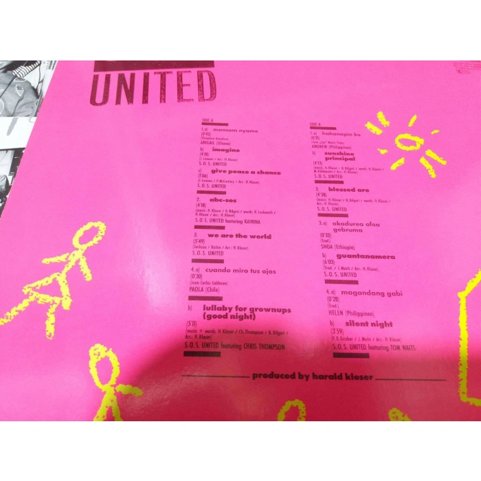 SOS UNITED LP ALBUM + POSTER
