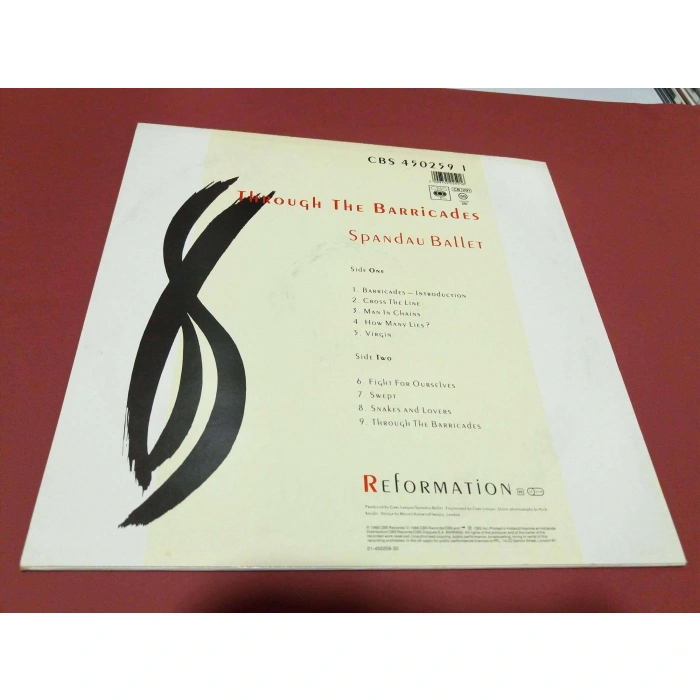 SPANDAU BALLET THROUGH THE BARRICADES