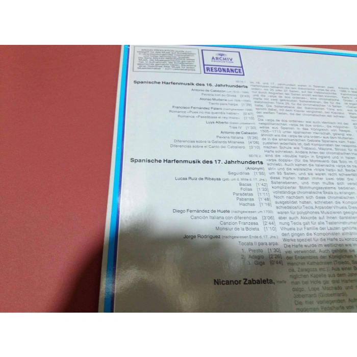 SPANISCHE HARFEN MUSIK NICANOR ZABALETA
