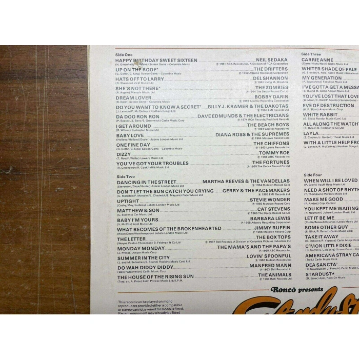 STARDUST 44 ORIGINAL HITS   2 LP