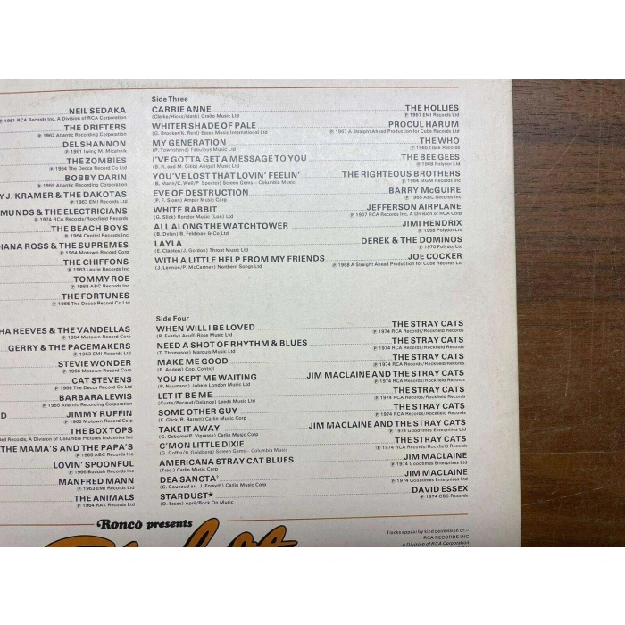 STARDUST 44 ORIGINAL HITS   2 LP