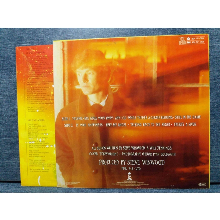 STEVE WINWOOD TALKING BACK TO THE NIGHT