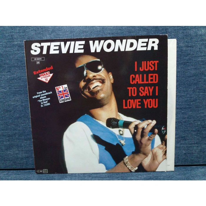 STEVIE WONDER I JUST CALLED TO SAY MAXI LP