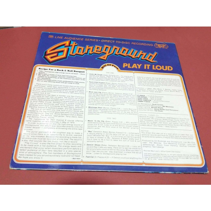 STONEGORUND PLAY IT LOUD