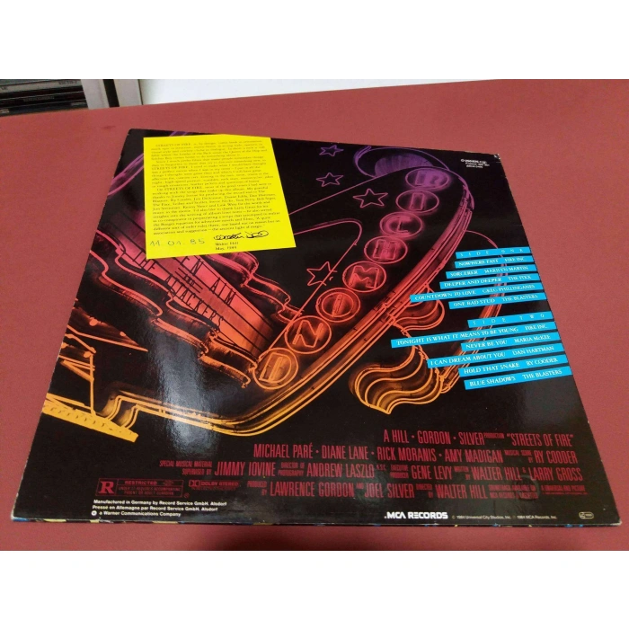 STREET OF FIRE FILM MUSIC