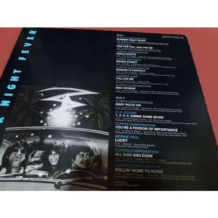 SUMMER NIGHT FEVER FILM MUSIC