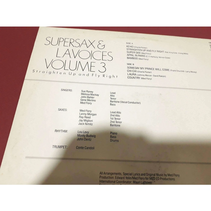 SUPERSAX LAVOICES VOLUME 3