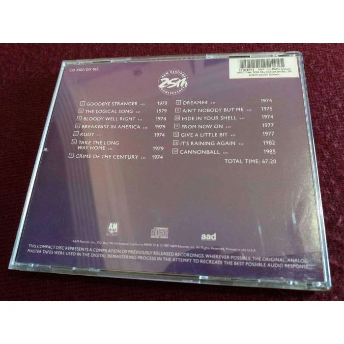 SUPERTRAMP 25 TH ANNIVERSARY