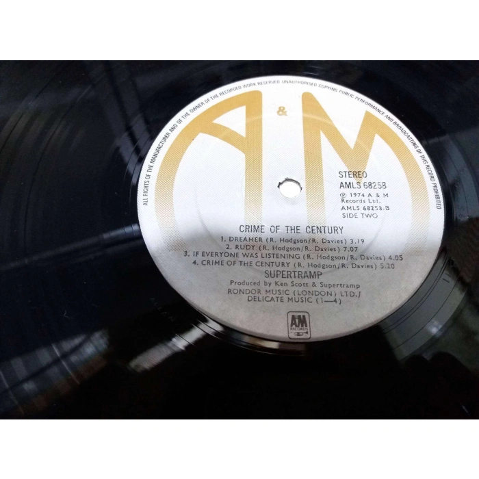 SUPERTRAMP CRIME OF THE CENTURY (ENGLAND COPY)