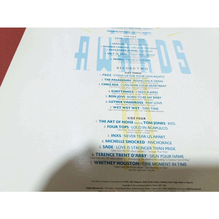 THE AWARDS 1989 HITS 2 LP