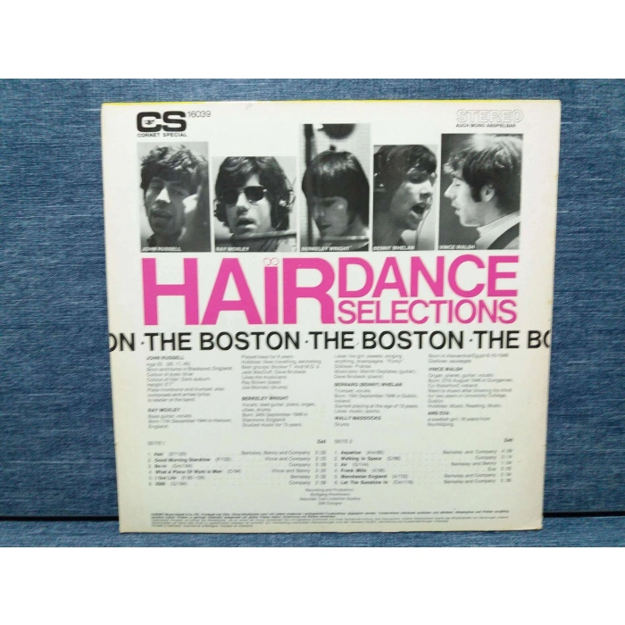THE BOSTON HAIR DANCE SELECTION