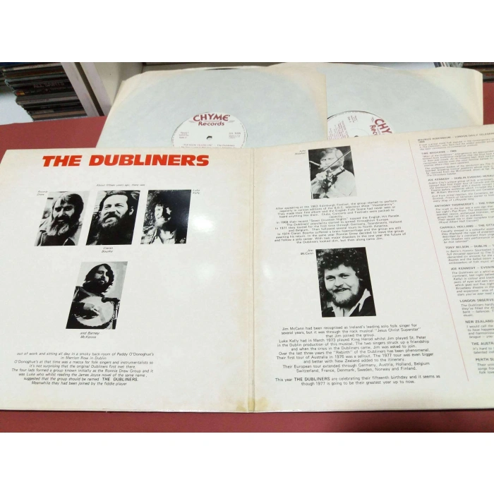 THE DUBLINERS FIFTEEN YEARS ON    2 LP