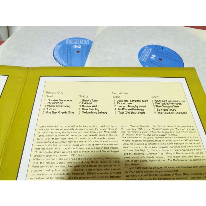 THE GLENN MILLER COLLECTION   2 LP