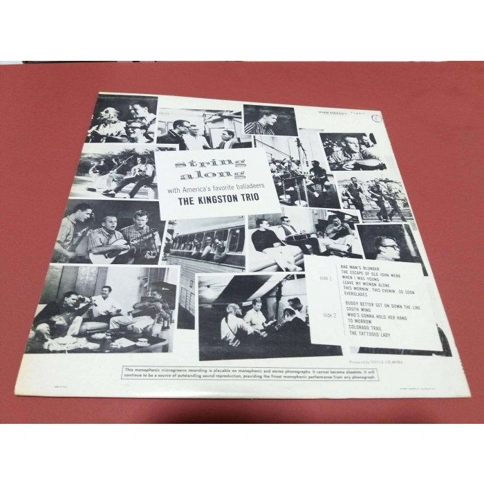 THE KINGSTON TRIO STRING ALON