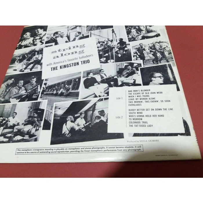 THE KINGSTON TRIO STRING ALON