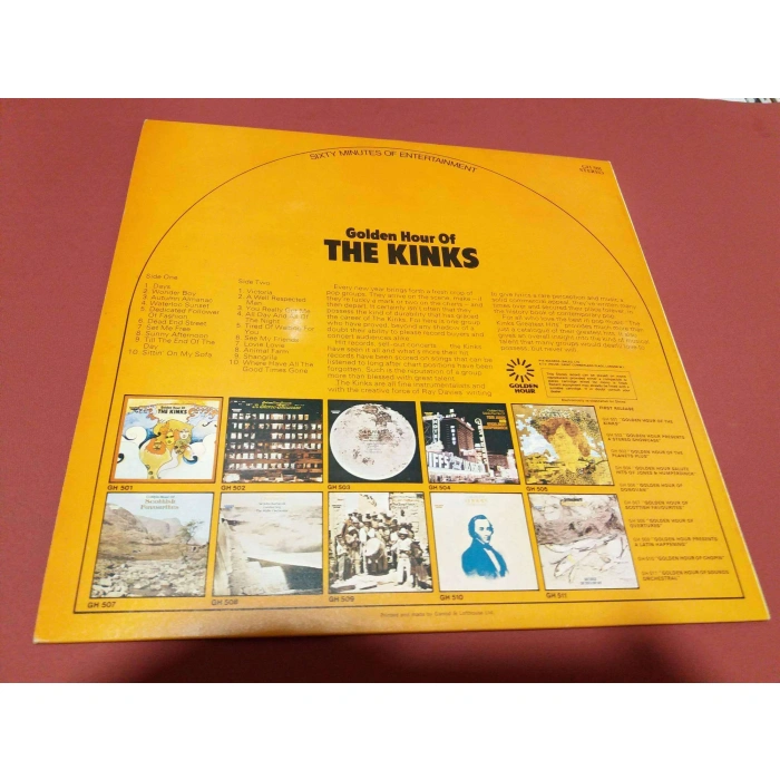 THE KINKS GOLDEN HOUR OF