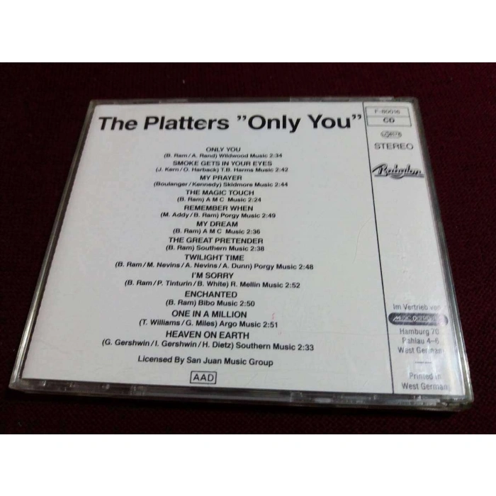THE PLATTERS ONLY YOU