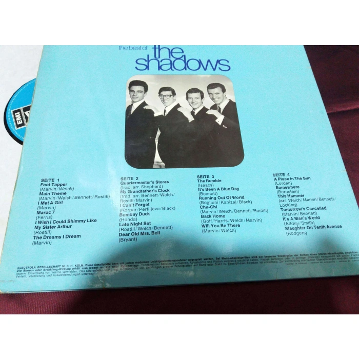 THE SHADOWS BEST OF    2 LP