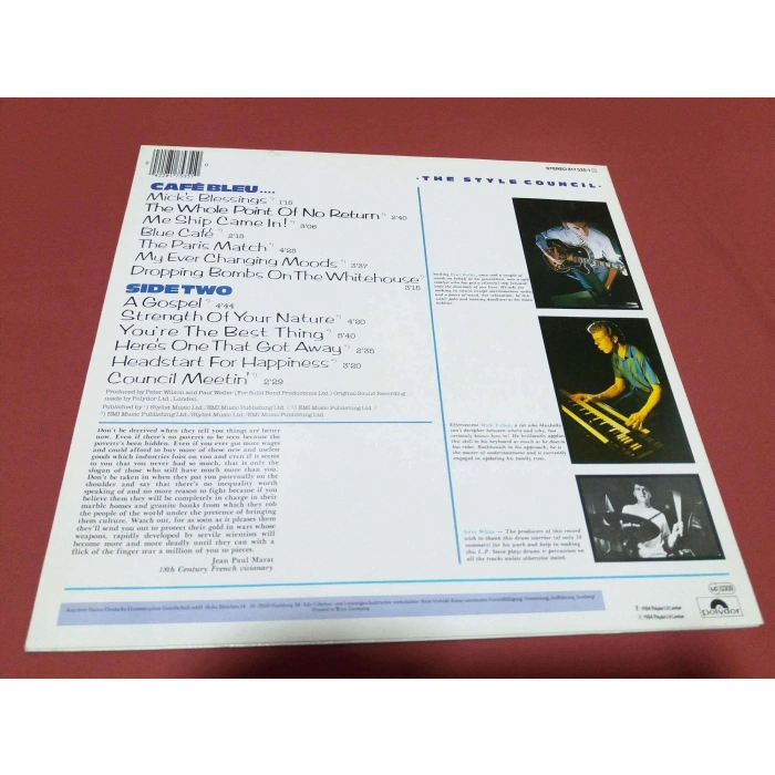 THE STYLE COUNCIL CAFE BLUE