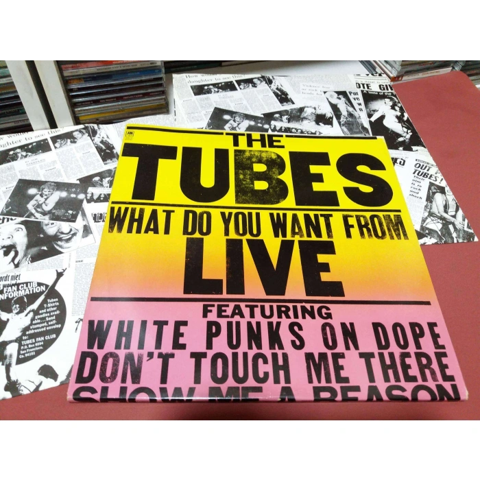 THE TUBES WHAT DO YOU WANT LIVE   2 LP