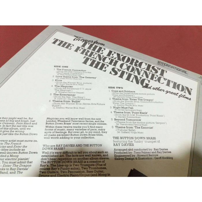 THEME FROM EXORCIST FRENCH CONNECTION STING