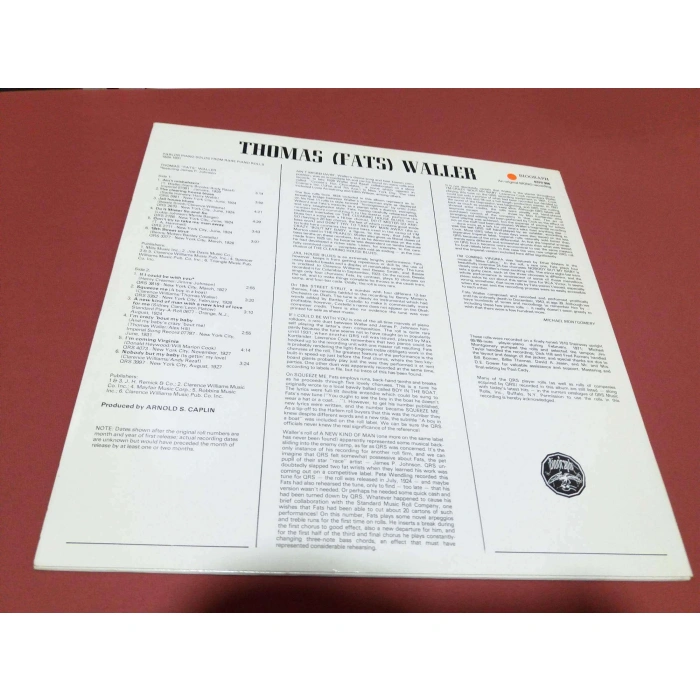 THOMAS FATS WALLER PIANO SOLOS